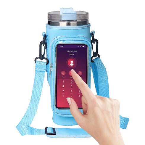 40oz Cup Cover Transparent Touch Screen tumbler cover Neoprene kitchen gadgets